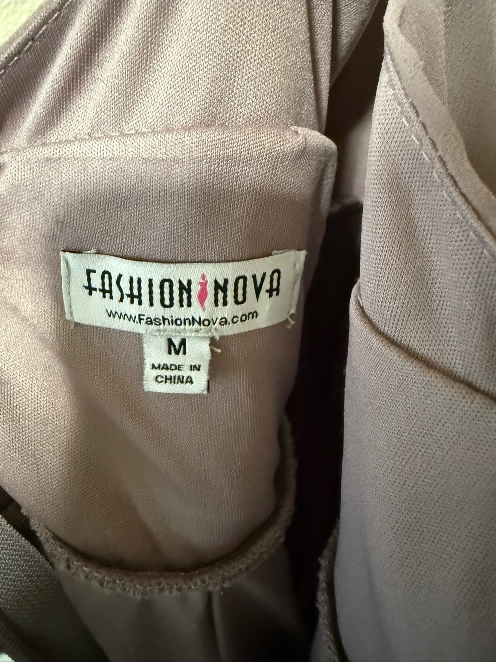 Fashion Nova Mauve Pleated Spaghetti-Strap Maxi Dress - Picture 4 of 5